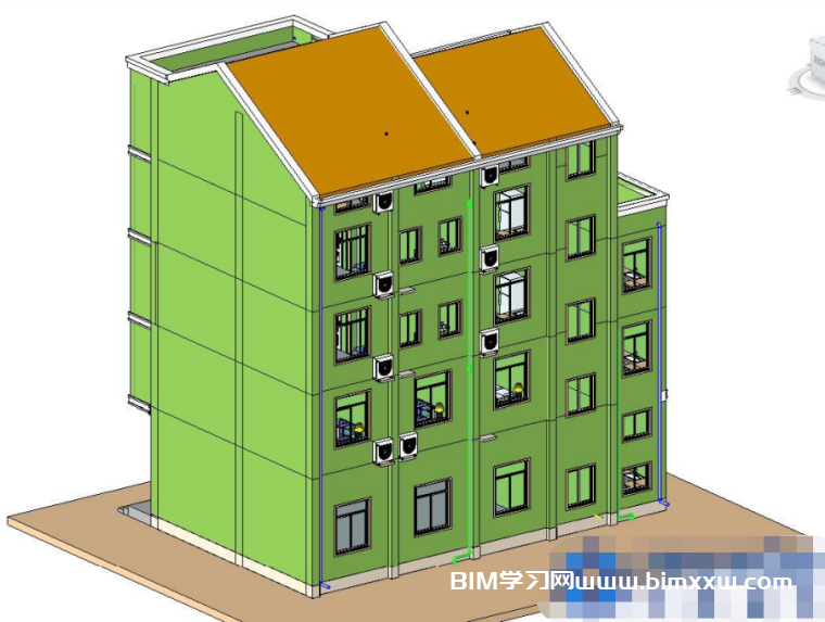 某BIM咨询单位一套地下一层车库+四层住宅BIM案例分享
